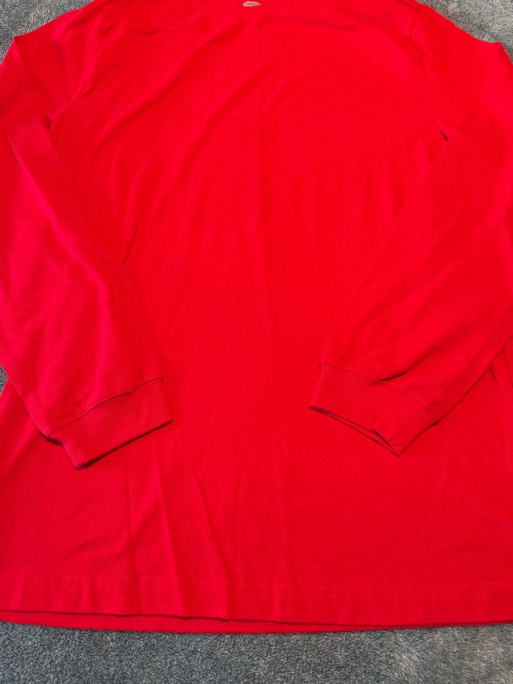 Old Navy Kid's‎ Long Sleeve Red Tee Size XL - Picture 3 of 6